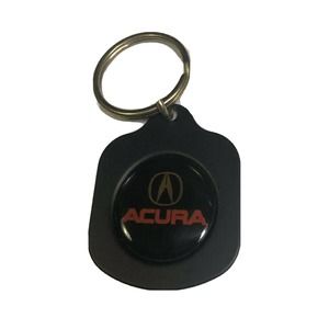 CLASSY ACURA METAL & ACRYLIC KEYCHAIN KEY RING - VINTAGE NEW OLD STOCK Free Ship